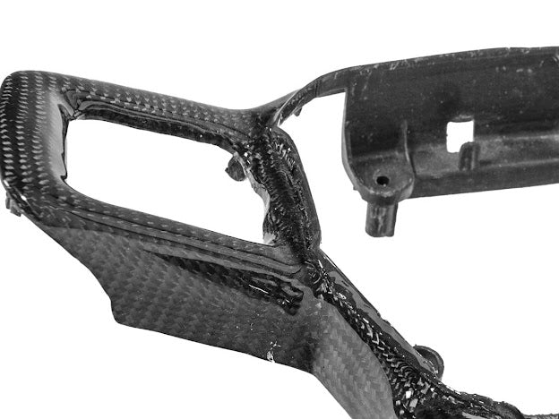 2024-Up Ford Mustang S650 | Carbon Fiber / Forged Carbon Fiber Steering Wheel Button Replacement